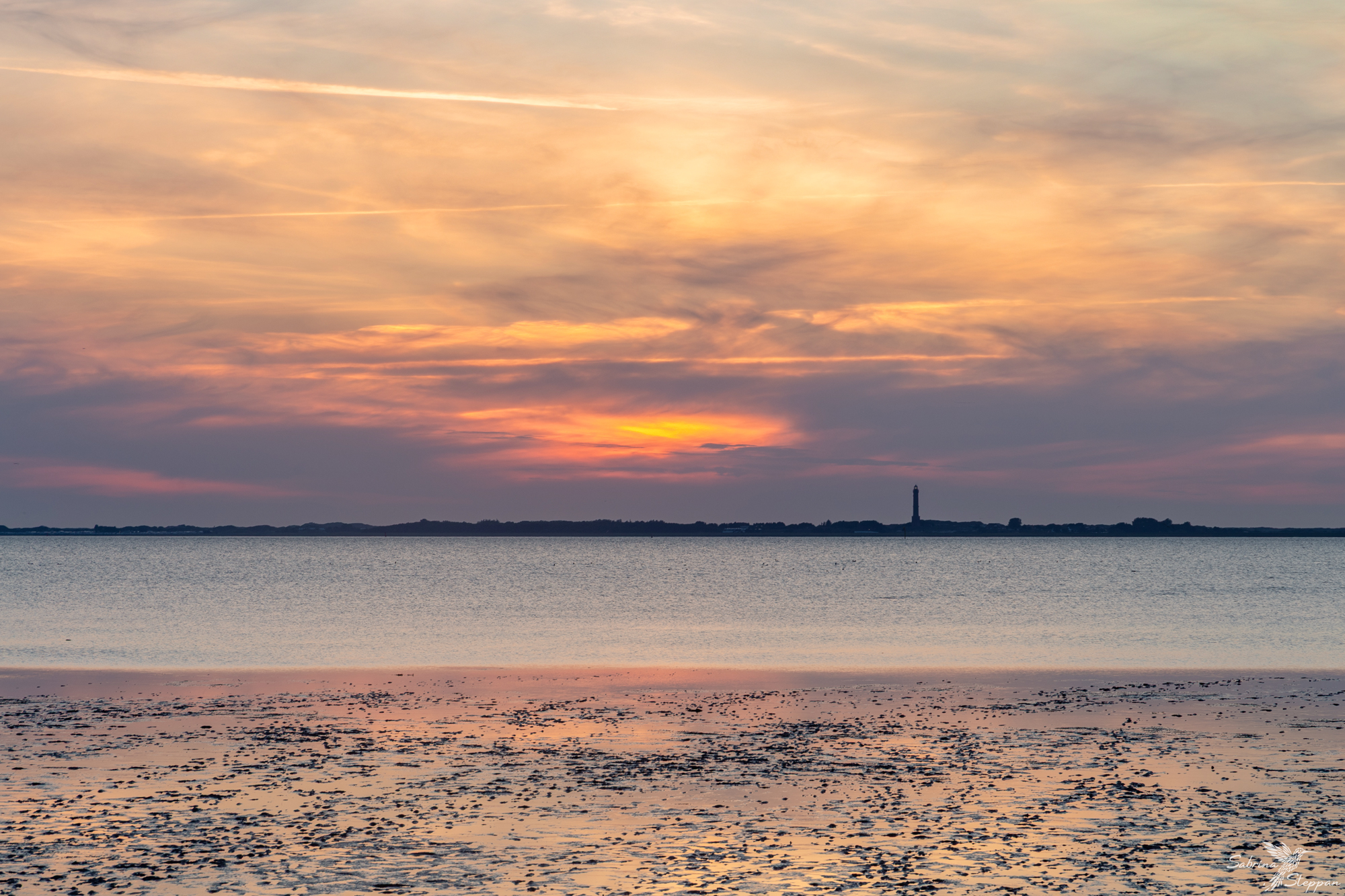 Abendfarben über dem Wattenmeer